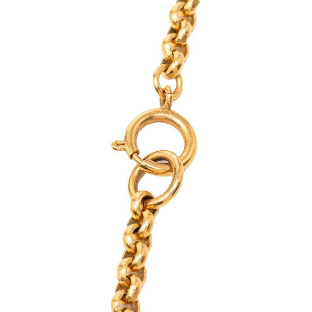 CHANEL Authentic Vintage Gold Logo Necklace - Picture 3 of 5